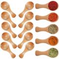 Small Wooden Spoons for Kitchen Cooking Seasoning Coffee Sugar 20pcs