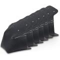 6 Pcs Toe Cap Guards Artificial Leather Roller Skate Cap (black)