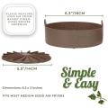 Air Fryer Silicone Pot, with Removable Base,accessories Brown 6.3inch
