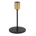 2pcs European Gold Candle Holders Metal Party Decoration Candlestick