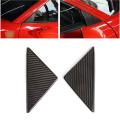 Real Carbon Fiber Front Window Decoration Cover Fit for Ferrari- 458