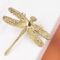 Dragonfly Brass Handles Door Knobs for Kitchen Cupboard Drawer 1pcs