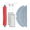 7pcs Main Side Brush Mop Cloth Filter for Roborock G10s/g10s Pro