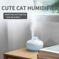 Cute Cat Air Humidifier Usb Aroma Essential Oil Diffuser for Home-b