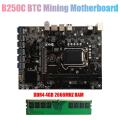 B250c Btc Mining Motherboard with Ddr4 4g Ram Computer Motherboard