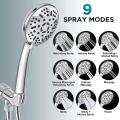 Shower Head with Handheld, 9 Spray Setting High Pressure Shower