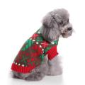 Dog Sweater Christmas Jumper, Winter Warm Dog Coat Sweater Size M
