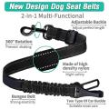 Dog Seat Belt,2-in-1 Dog Car Seat Belts 2 Pack Pet Car Seat Belts