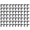 70x Drip Irrigation Barbed Elbow Fittings, Fits 1/4 Inch Drip Tubing
