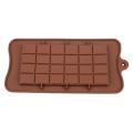 1pcs 24 Cavity Square Silicone Chocolate Molds Stable Cake Molds