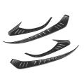 Car Matte Black Front Headlights Eyebrows Eyelids Cover Stickers