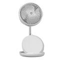 Mobile Phone Wireless Charging Desktop Fan Usb Charging Mini Fan