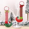 Christmas Decorations Elf Feet Iron Hoop Door Ring Ornaments-green