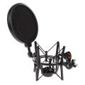 Mic Shock Mount with Articulating Head Holder for Studio Broadcast