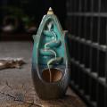 Waterfall Incense Holder Ornament Backflow Censer Holder for Home A