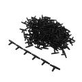 200pcs Irrigation 1/4 Inch Barb Tee Pipe Joint for 4mm / 7mm Hose
