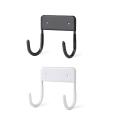 Ironing Board Hanger, 2 Pack Wall Mounted, Small (black & White)