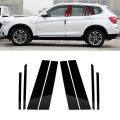 For Bmw- X3 F25 2011-2017 Window Bc Pillar Posts Cover Black 8 Pack