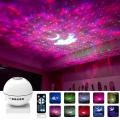 Star Projector Led Night Light Led Music Starry Water Wave Sleeping