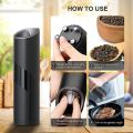 2pack Electric Salt and Pepper Mill Set, Battery Powered