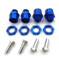 12mm Turn 17mm Hex Hub Adapter for Hsp 1/10 Rc Car Buggy,dark Blue