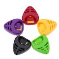 Heart-shaped Guitar Pick Cases 5pcs Sticky and Portable