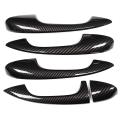 For Mercedes Benz W205 C Class Carbon Fiber Cup Holder Frame Stickers