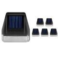 6 Pack Solar Wall Lights,waterproof,for Lighting Stair Fences Patio