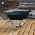 Foldable Gas Stove Windshield Camping Cooking Burner Windproof Screen