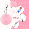 4 Pcs Card Puller with Pompom Touchless Hand Tool for Women Girls