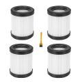 4 Pack Hepa Fliters Replacement for Moosoo Xl-618a and M8-pro