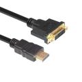 0.3m Hdmi to Dvi Dvi-d Gold Plated Male to Female Cable for Hdtv