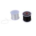 60m Stretchy Elastic Crystal String Cord Thread, Black