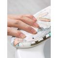 Lovely Cartoon Toilet Seat Cover Washable Waterproof Toilet Mat Pad C
