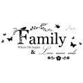 Removable Wall Decal Art Sticker Home Living Room Decor Family Words