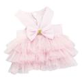 Dog Dress for Dog Clothes Skirt Small Cat Pet Clothing L Pink