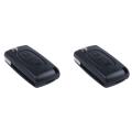 Remote Car Key Case for Citroen C2 C3 C4 C5 C6 C8 2 Buttons Black