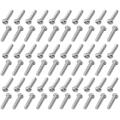 M2 X 8mm 304 Stainless Steel Phillips Pan Head Screws Bolt 60pcs