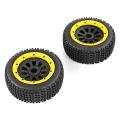 Off-road Car Front Or Rear Tyres for 1/5 Hpi Rofun Baha 5s/slt-yellow