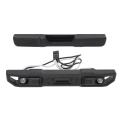 Metal Front & Rear Bumper with Led Light for Axial Scx24 Jeep