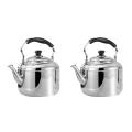 Stainless Steel Kettle Whistling Tea Kettle Coffee Stovetop 4l