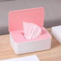 Pink Tissue Box Tissue Wipes Box Tray Wipes Dispenser Sealed Design