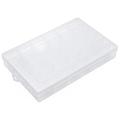 Jewelry Storage Box Transparent Plastic 36 Compartment with Lid(1pcs)