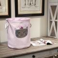 Laundry Basket Organizer Basket Drawstring Storage Swan Pattern