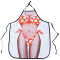 Fully Adjustable French Maid Apron, White, One Size Fits Most