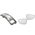 2pcs Car Left Right Rear View Wing Mirror Lens Glass for Ford