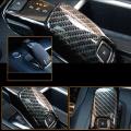 Carbon Fiber Car Gear Shift Knob Gear Head Cover Stickers