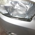 Front Headlight Brow Bar Cover Trim for Toyota Highlander 2009-2013