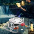 Outdoor Double Ring Gas Stove Camping Gas Burner Electronic Stove