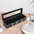 Coffe and Tea Box with Lid Coffee Tea Bag for Kitchen Cabinets B